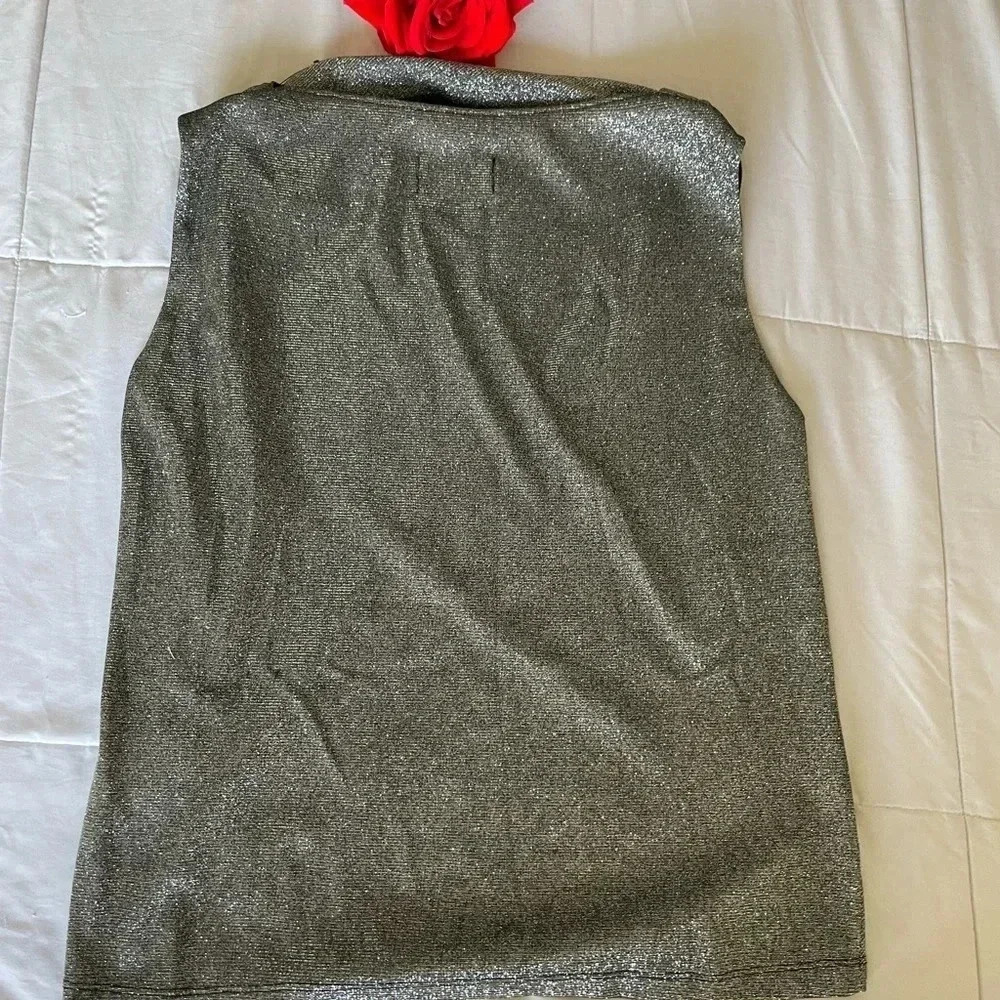 RtA Selma Sparkle cowl neck top - Picture 9 of 11